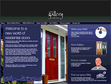 Tablet Screenshot of gallery-doors.com